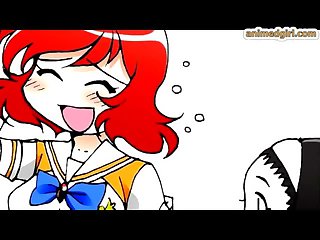 Shemale comic coed self masturbating