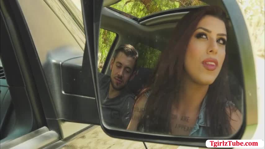 TBabe Crystal sucks her Boyfriends bigcock while his driving