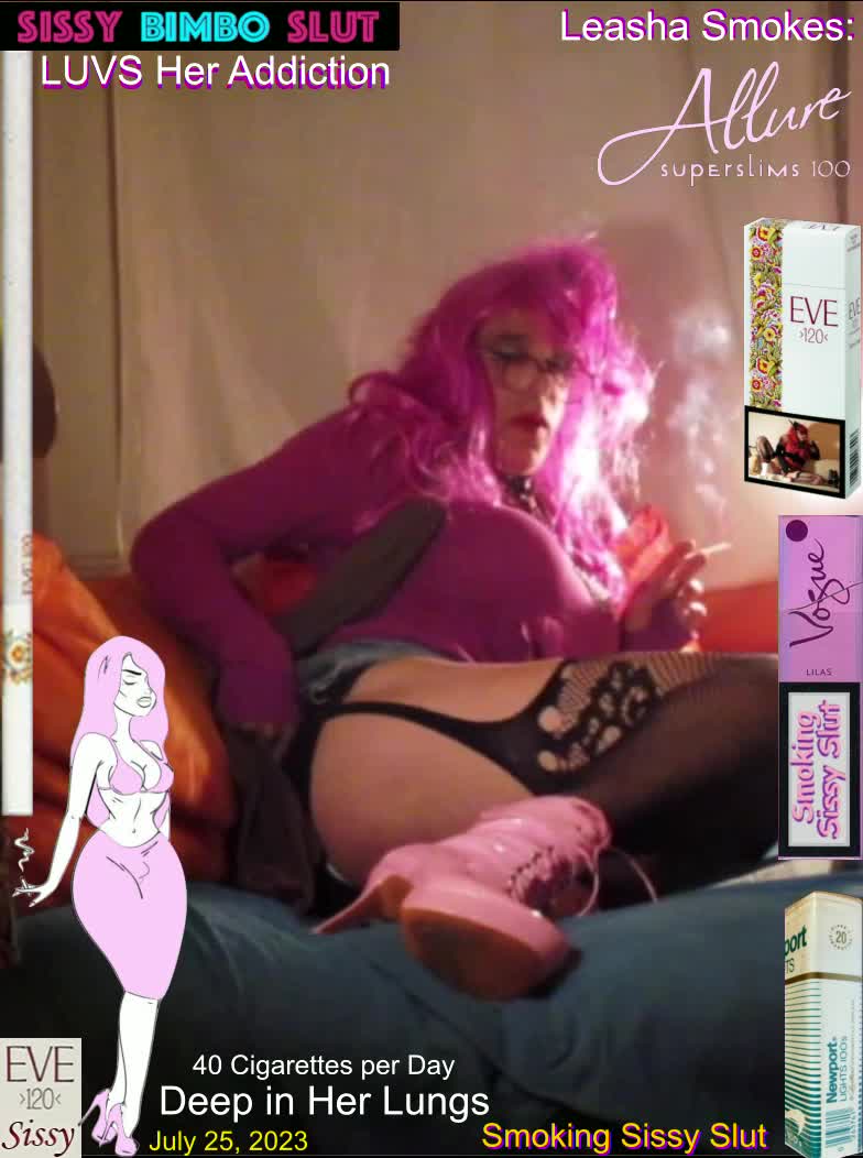 Smoking Sexy SIssy Bimbo Slut